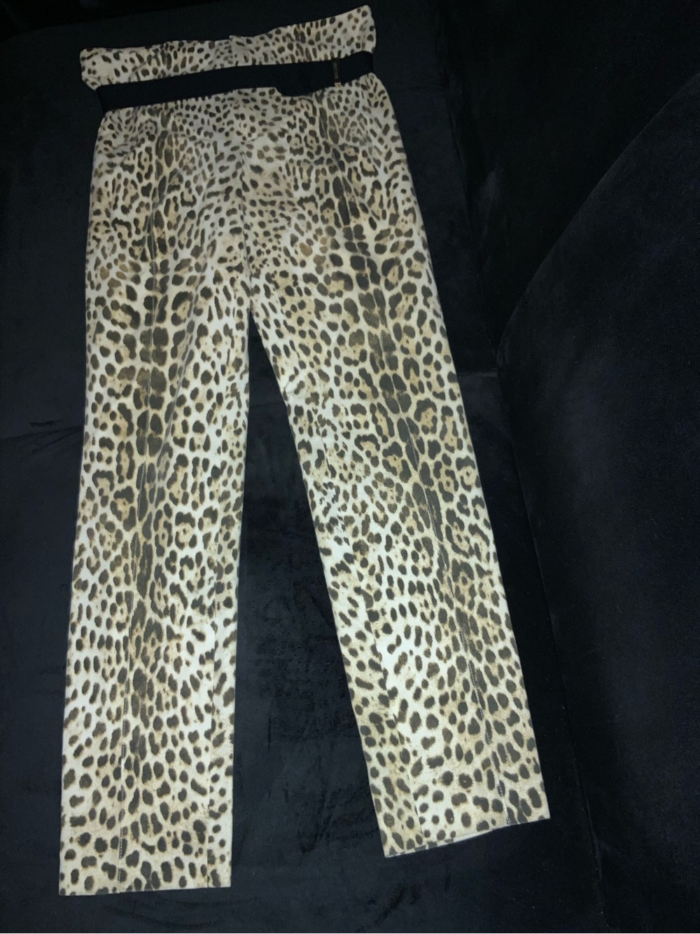 Roberto cavallli  leopard stretchy pants sz s